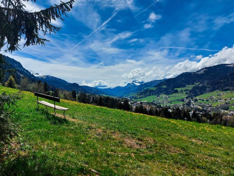 Logement A Megeve Avec Jardin Екстериор снимка